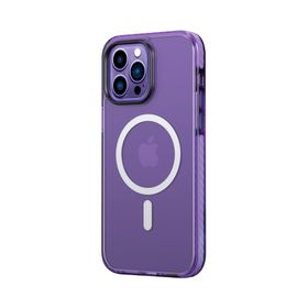 Rock iPhone 14 Pro Shield Serisi MagSafe Anti Shock Mor Kılıf