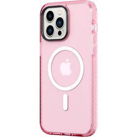 Rock iPhone 14 Pro Shield Serisi MagSafe Anti Shock Pembe Kılıf