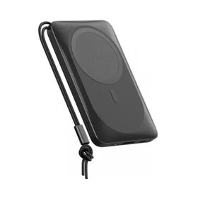 Rock P89 10.000 mAh 20 W MagSafe Kablosuz Şarjlı Siyah Powerbank