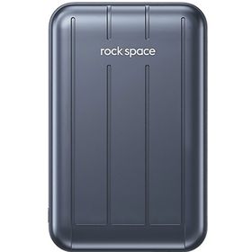 Rock P99 10.000 Mah 15 W Magsafe Kablosuz Şarjlı Gri Powerbank