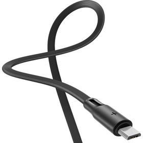 Rock S1 Flat Yassı 1 mt 2A Siyah Micro USB Şarj ve Data Kablosu
