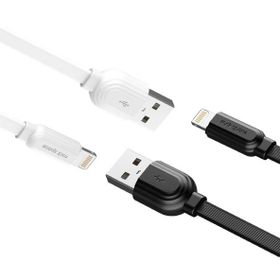 Rock Space S5 1 mt 2.4A Lightning Şarj ve Data Aktarım Kablosu
