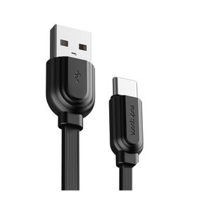 Rock Space S5 1 mt 2.4A Lightning Şarj ve Data Aktarım Kablosu
