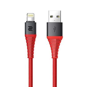 Rock Space Z8 Hi-Tensile 120 cm 5 V 2 A Kırmızı Max Lightning Şarj ve Data Aktarım Kablosu