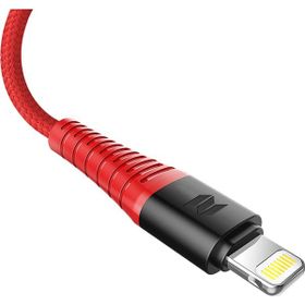 Rock Space Z8 Hi-Tensile 120 cm 5 V 2 A Kırmızı Max Lightning Şarj ve Data Aktarım Kablosu