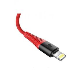 Rock Space Z8 Hi-Tensile 120 cm 5 V 2 A Kırmızı Max Lightning Şarj ve Data Aktarım Kablosu