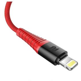 Rock Space Z8 Hi-Tensile 120 cm 5 V 2 A Kırmızı Max Lightning Şarj ve Data Aktarım Kablosu
