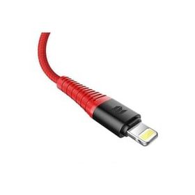 Rock Space Z8 Hi-Tensile 120 cm 5 V 2 A Kırmızı Max Lightning Şarj ve Data Aktarım Kablosu