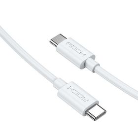 Rock Z6 Type-C To Type-C 3A PD 2 mt Beyaz Şarj ve Data Kablosu