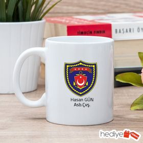 Rock'n Fox Deniz Kuvvetleri Denizci İsme Kişiye Özel Mesleki Kupa Bardak