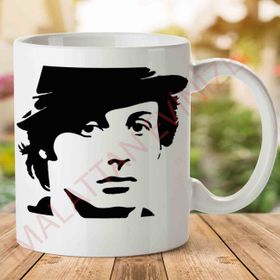 Rocky Balboa Siyah Baskılı Kupa Bardak