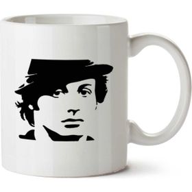 Rocky Balboa Siyah Baskılı Kupa Bardak