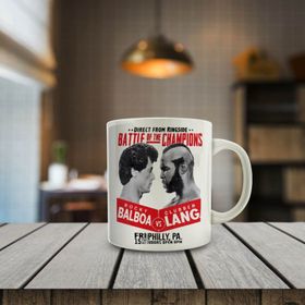 Rocky Balboa Ve Clubber Lang Baskılı Kupa Bardak
