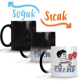 Rocky Boks Champ Sihirli Porselen Kupa