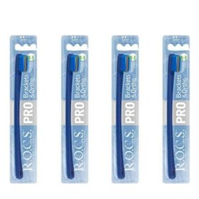 Rocs 4 Adet Pro Brackets and Ortho Soft Diş Fırçası