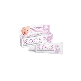Rocs Baby 0-3 Yaş Yutulabilir Ihlamur Özlü 35 ml Diş Macunu