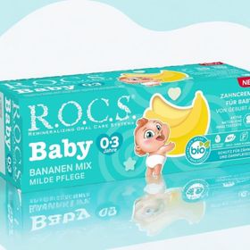 Rocs Baby 76533 0-3 Yaş 45 gr Muz Püresi Tadında Bebek Diş Macunu