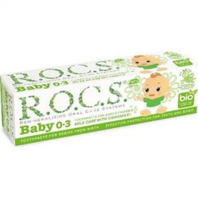 Rocs Baby Floridsiz 3 yaş Papatya Özlü Diş Macunu