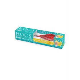 Rocs Baby Mild Care Muz Tadında 35 ml Florürsüz Diş Macunu