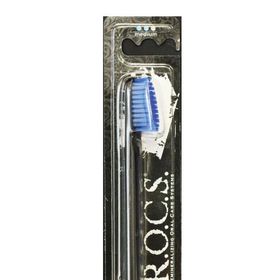 Rocs Black Edition Medium Mavi Diş Fırçası