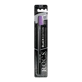 Rocs Black Edition Mor Orta Sert Diş Fırçası