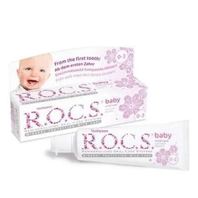 Rocs Ihlamur Özlü 0-3 Yaş Floridsiz 35 ml Bebek Diş Macunu