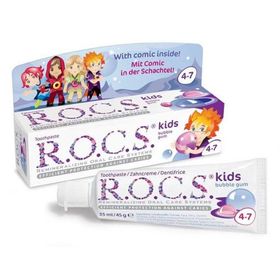 Rocs Kids 4 7 Yaş Balon Sakızı Tadında 35 ml Diş Macunu