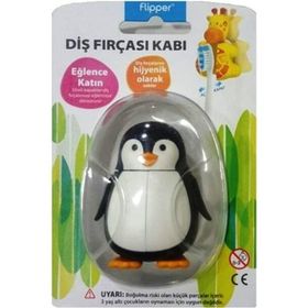 Rocs Penguen Flipper Hijyenik Diş Fırçası Kabı