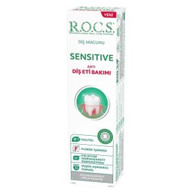 Rocs Sensitive 75 ml Artı Diş Eti Bakımı Macunu