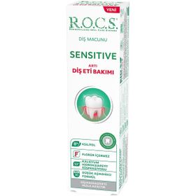 Rocs Sensitive+ Diş Eti Bakımı 94 gr Diş Macunu