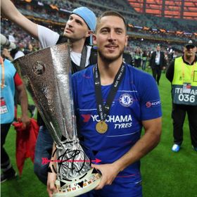 Rodak Spor Eden Hazard 10 Chelsea 2019 Uefa Bakü Mavi Final Forması