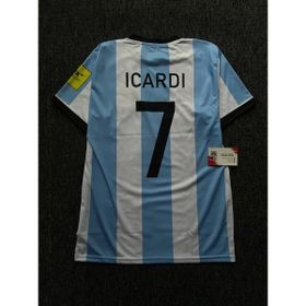 Rodak Spor Icardi 7 Arjantin Nostalji Mavi Beyaz Futbol Forması