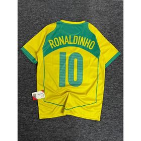 Rodak Spor Ronaldinho 10 Brezilya Efsane 2004 Sarı Forma