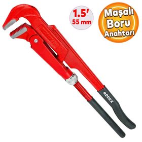 Rodex 1.5 inç 55 mm Boru Anahtarı Maşalı Boru Anahtarı