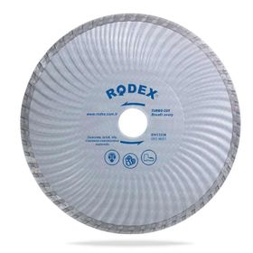 Rodex 180 mm Turbo Kanallı Elmas Testere Tuğla Granit Mermer Kesme Kesici Diski