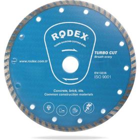 Rodex 180 mm Ultra Slım Turbo Elmas Testere Tuğla Granit Mermer Kesme Kesici Diski