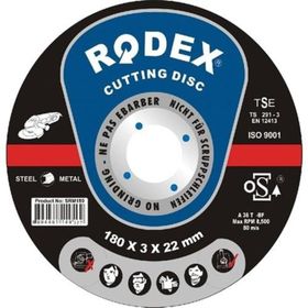 Rodex RDM18030 180x3.0x22 Metal Kesme Taşı
