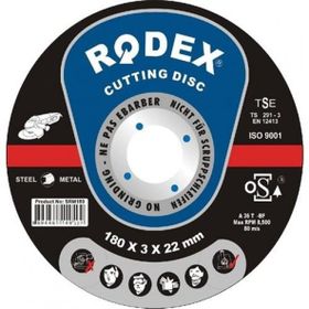 Rodex RDM18030 180x3.0x22 Metal Kesme Taşı