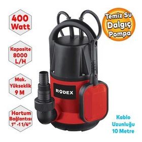 Rodex RDX814 Dalgıç Pompası
