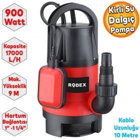 Rodex RDX8391 Kirli Su Pompası Dalgıç Pompası