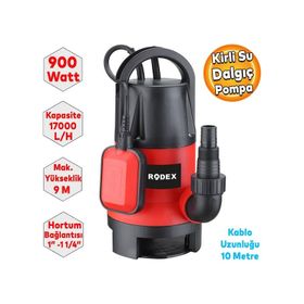 Rodex RDX8391 Kirli Su Pompası Dalgıç Pompası