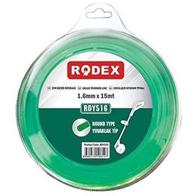 Rodex RDY516 1.6 mm 15 m Yeşil Yuvarlak Motorlu Tırpan Misina