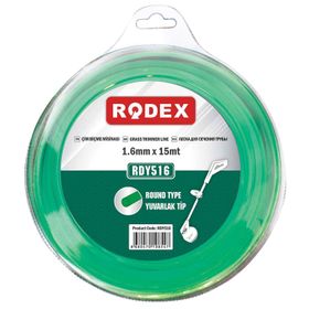 Rodex RDY516 1.6 mm 15 m Yeşil Yuvarlak Motorlu Tırpan Misina