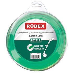 Rodex RDY516 1.6 mm 15 m Yeşil Yuvarlak Motorlu Tırpan Misina