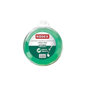 Rodex RDY516 1.6 mm 15 m Yeşil Yuvarlak Motorlu Tırpan Misina