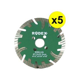 Rodex RRS115 Kanallı Turbo Elmas Kesme Diski