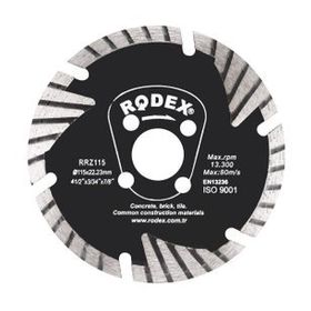 Rodex Rrz115 Turbo 115 mm Elmas Beton Tuğla Kesme Kesici Diski