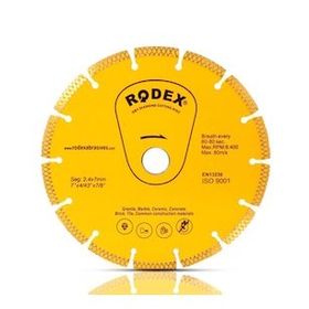 Rodex Rrz115 Turbo 115 mm Elmas Beton Tuğla Kesme Kesici Diski