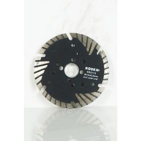 Rodex RRZ115 Uzatılmış Segment 115 mm Turbo Elmas Tuğla Granit Kesme Diski