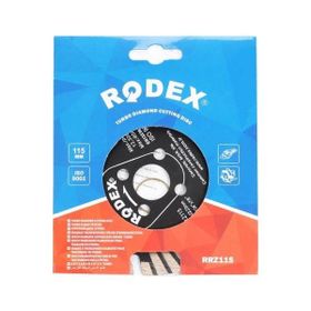 Rodex RRZ115 Uzatılmış Segment 115 mm Turbo Elmas Tuğla Granit Kesme Diski